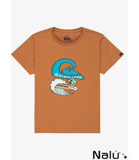 Quiksilver Ev Human Wave T-shirt Tobacco Brown
