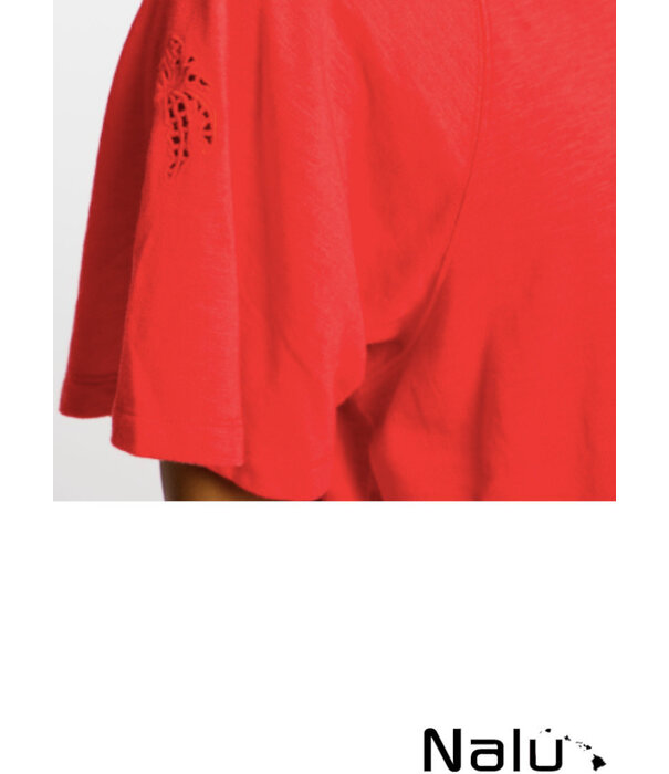 Roxy Roxy Time For Palm Tree T-shirt Red