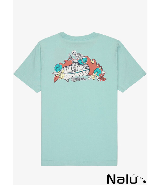 Quiksilver Quiksilver Skeleton Ride T-shirt Blue Haze