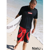 Quiksilver YG Impaired Surf T-Shirt / Lycra Black UPF 50+