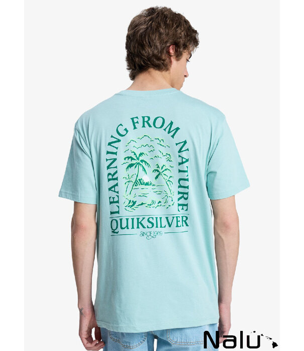 Quiksilver Quiksilver Evo Learning From Nature - T-shirt Blue Haze