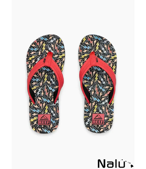 Reef Reef Kids Ahi Multi Bolts Blue Red