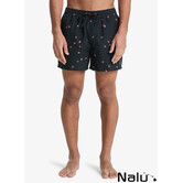 Quiksilver Everyday Printed Volley 15" Black Fallen Blossom