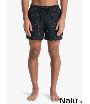 Quiksilver Everyday Printed Volley 15" Black Fallen Blossom