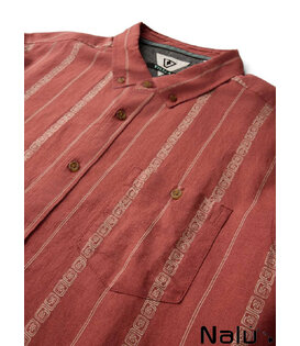 Vissla Lost Coast Ss Shirt Retro Red