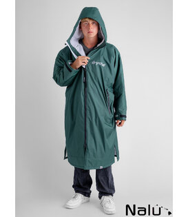 DRYROBE Dark Green Nimbus Advance Long Sleeve Waterproof Outdoor Changing Robe