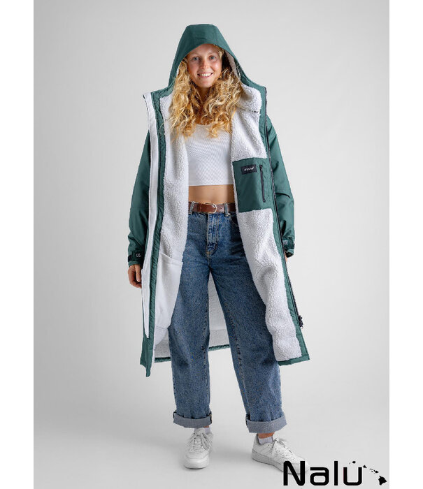 DRYROBE DRYROBE Dark Green Nimbus Advance Long Sleeve Waterproof Outdoor Changing Robe