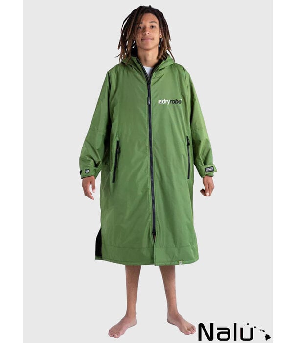 DRYROBE DRYROBE Dark Green Black Advance Long Sleeve Waterproof Outdoor Changing Robe