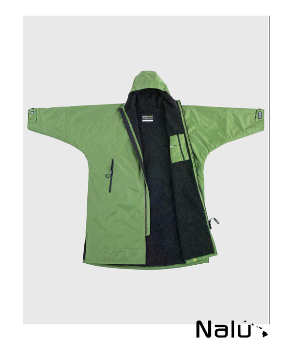 DRYROBE DRYROBE Dark Green Black Advance Long Sleeve Waterproof Outdoor Changing Robe