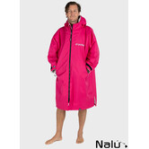 DRYROBE Pink Light Grey Advance Long Sleeve Waterproof Outdoor Changing Robe