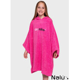 DRYROBE Pink Kids Towel Robe Organic Unisex Beach Poncho organic Cotton