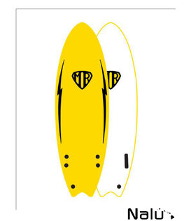 Ocean & Earth 5'6" MR Ezi Rider Twin Fin Yellow