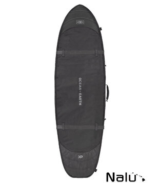 Ocean & Earth 6'0"  Double Coffin Hypa Fish Shortboard Bag Black
