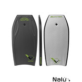 Wave Rebel 42" Vector Body Board Grey incl Leash