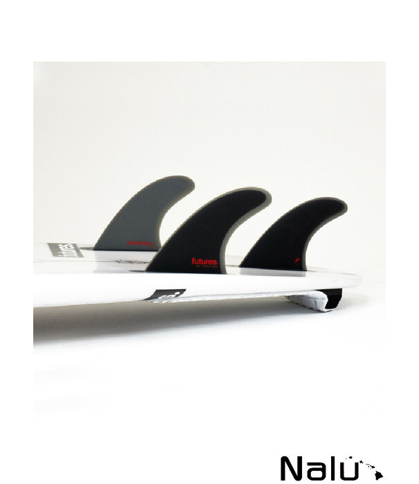Futures Fins Futures Large Eric Arakawa Fiberglass Black / Grey