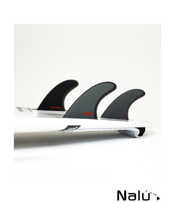 Futures Fins Futures Medium Eric Arakawa Fiberglass Grey / Black