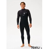 Rip Curl 4/3 E-Bomb Chest Zip Wetsuit Black