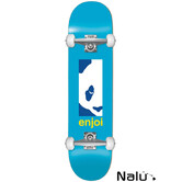 Enjoi 8.125 Box Panda FP Complete Skateboard Blue