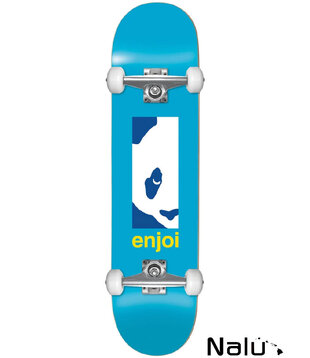 Enjoi 8.125 Box Panda FP Complete Skateboard Blue