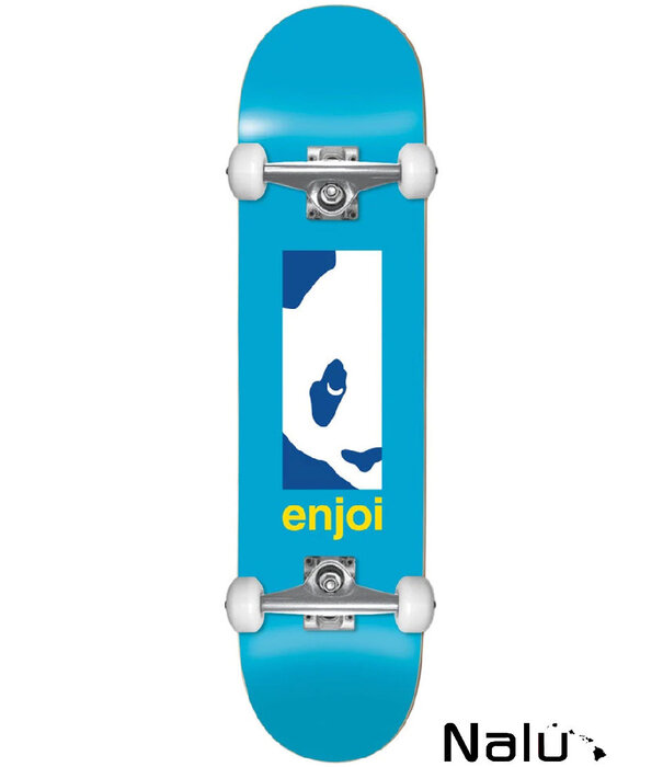 Enjoi Skateboard Enjoi 8.125 Box Panda FP Complete Skateboard Blue