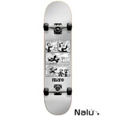 Darkstar 7.875 Felix News First Push Comp. Skateboard Silver