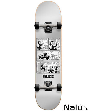 Darkstar 7.875 Felix News First Push Comp. Skateboard Silver