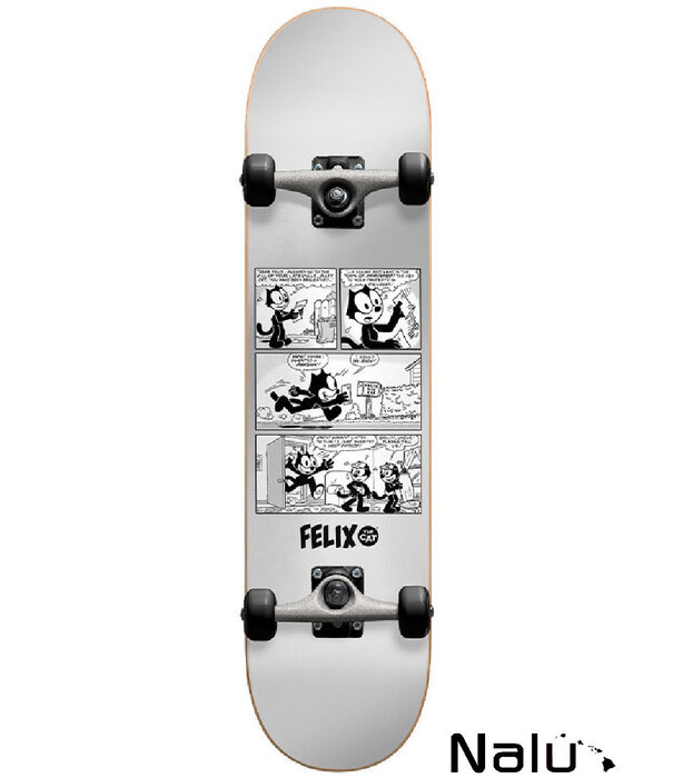 Darkstar Skateboard Darkstar 7.875 Felix News First Push Comp. Skateboard Silver