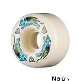 Powell Peralta 53mm 97A Dragon Form Nano Rat AV4 Wheels Whte/Blue 53mm x 34mm