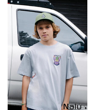 Volcom Ben Sanair 1 T-Shirt Light Blue Acid