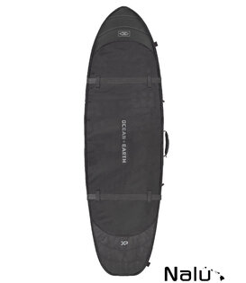 Ocean & Earth 6'4" Hypa Double Coffin Fish Shortboard Bag Black