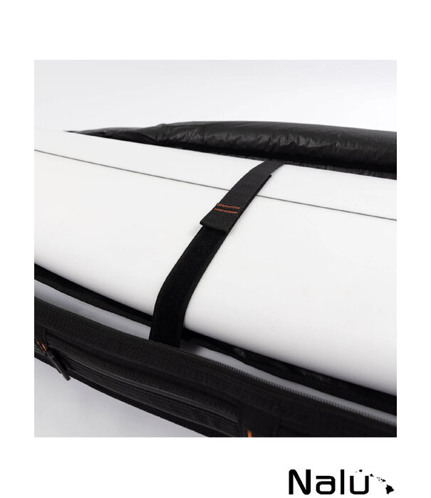 Ocean & Earth Ocean & Earth 6'4" Hypa Double Coffin Fish Shortboard Bag Black