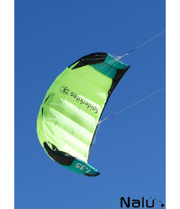 Spiderkites Spiderkites Amigo DC 1.35 + Bar, Compleet Kitesurf Trainer