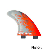 FCS Small Performance Core Thruster Fins Red Smoke
