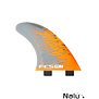 FCS Large Performance Core Thruster Fins Orange Smoke