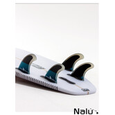 FCS II Small Performer Performance Core Quad Fins Black Teal