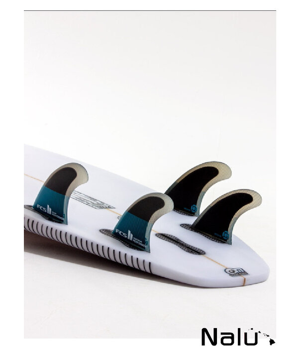 FCS Fins FCS II Small Performer Performance Core Quad Fins Black Teal