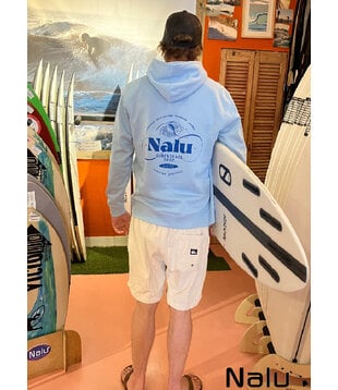 Nalu Live To Ride Hooded Sweat Light Blue