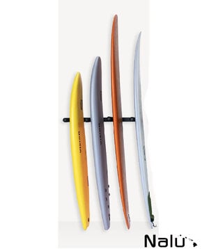 Devoted Quad Board Storage Vertical Rack Black 1 Rack