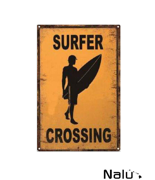 Nalu Surfer Crossing Sign