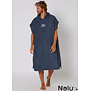 Ocean & Earth Hooded Poncho Navy