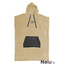 Ocean & Earth Hooded Poncho Beige