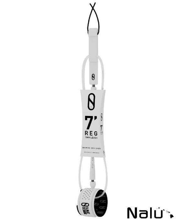 Slater Design Slater Designs 7'0" 7mm Regular Leash White