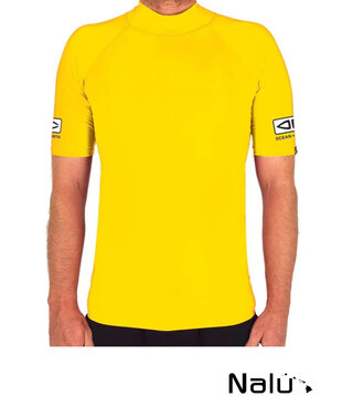 Ocean & Earth Comp Rash Shirt Kids Yellow