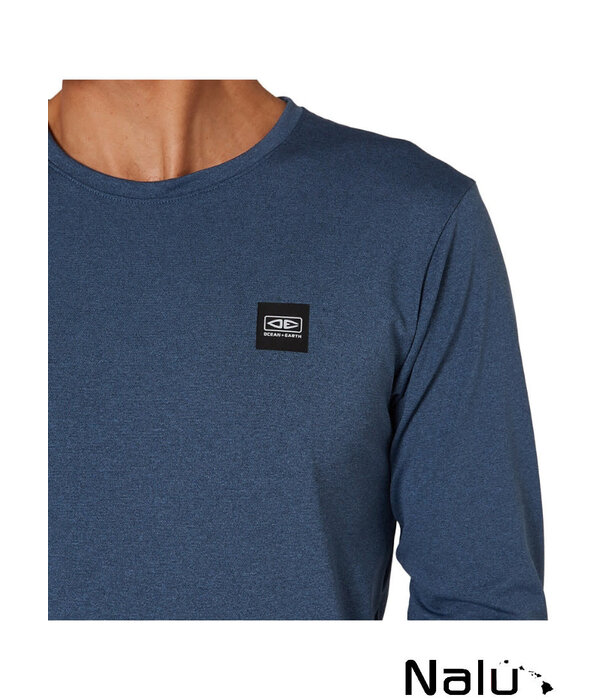 Ocean & Earth Ocean & Earth L/S Navy Rash Vest T-Shirt