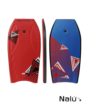 Wave Rebel Shift 41 Body Board Red incl Leash