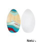 Wave Rebel 35" Skimboard Surface Blue Wood
