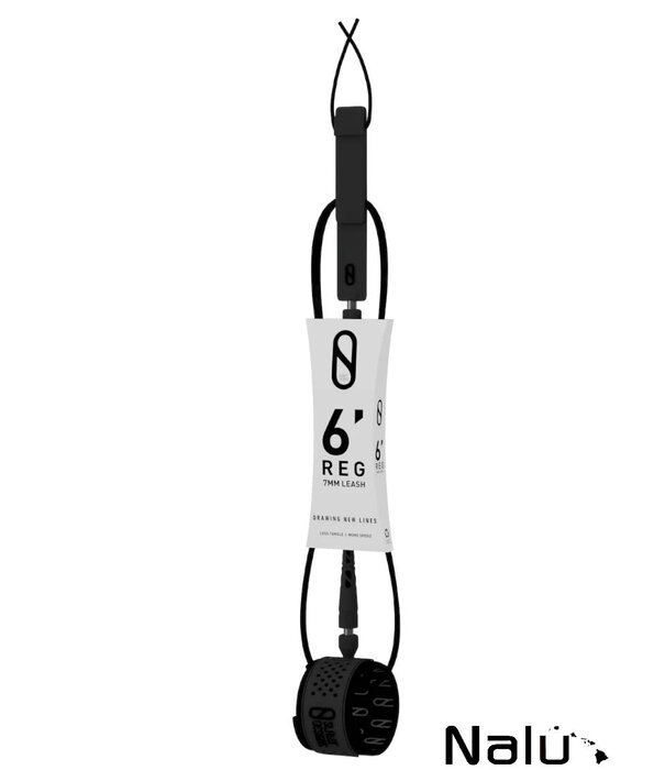 Slater Design Slater 6' Reg Leash 7mm Black