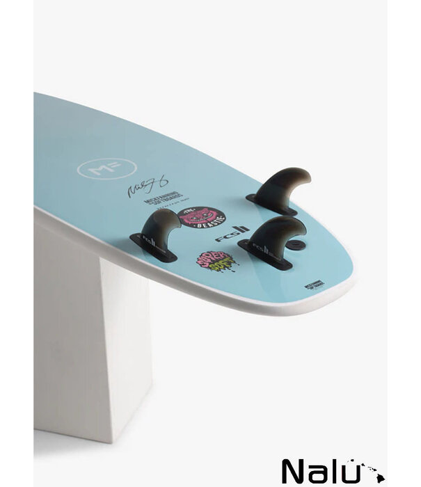 Mick Fanning MF 8'0" Beastie Super Soft White Teal