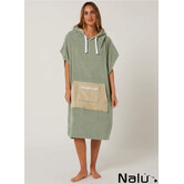 Ocean & Eart Day Dream Hooded Poncho Sage