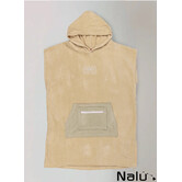 Ocean & Earth Kids Hooded Poncho Beige